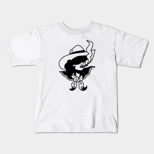 Smoking Cowgirl Kids T-Shirt